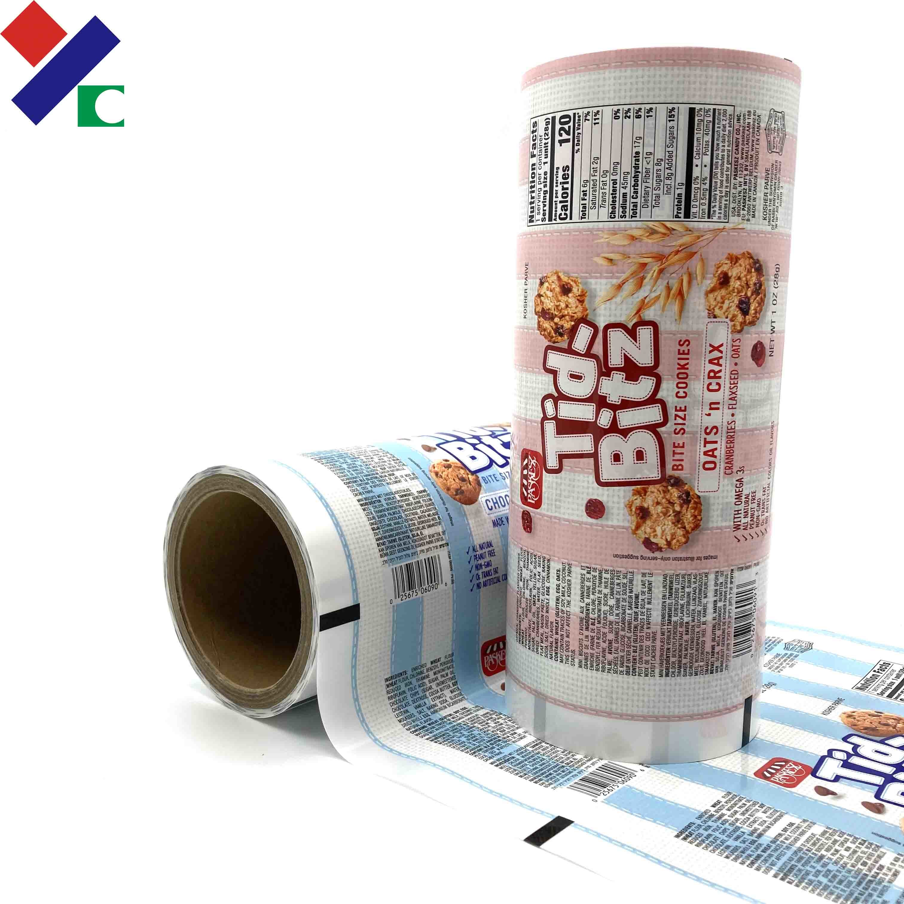 Food grade Metallized BOPP Film Rolls For Snack Food / Chocalate Chips