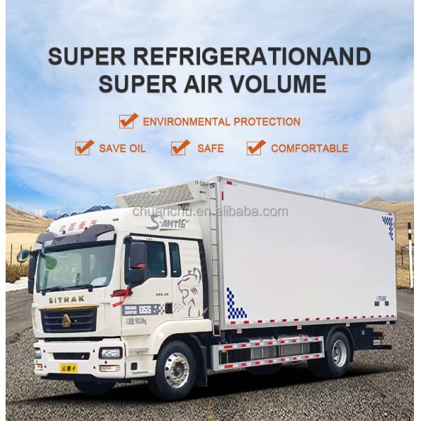 Howo 4x2 Refrigerated Truck exterior view