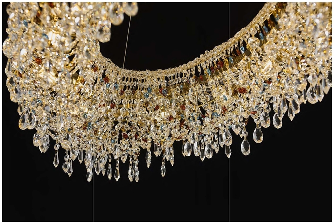Modern Gorgeous Crystal Lobby Chandeliers