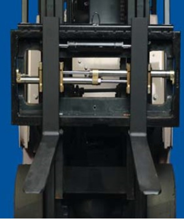 Corrosion Resistant Forklift Fork Positioner , Side Shifting Fork Positioner With High Visibility