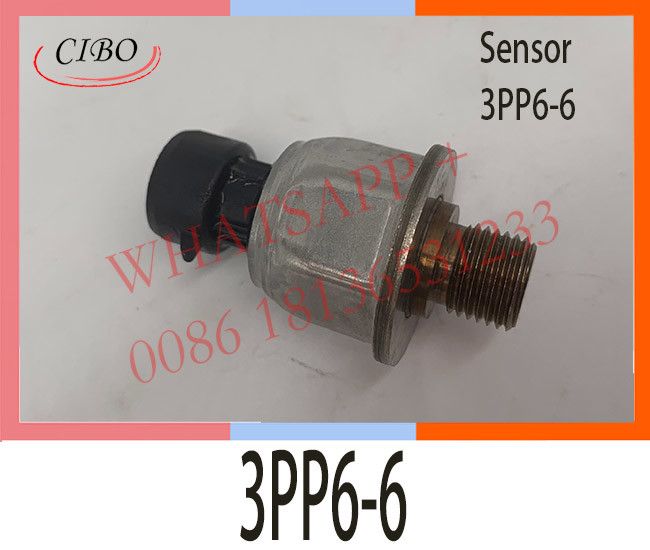 3PP6-6 Diesel Rail Fuel Pressure Sensor 224-4535 For er-pillar C15 MXS BXS NXS