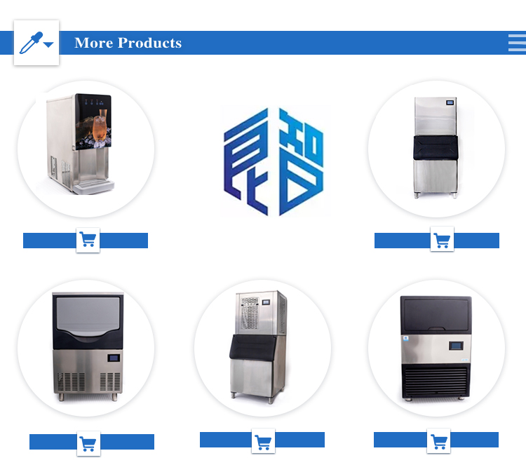 120kg Yield Water Pump Ice Maker Machine and Water Dispenser with Cisco Compressor