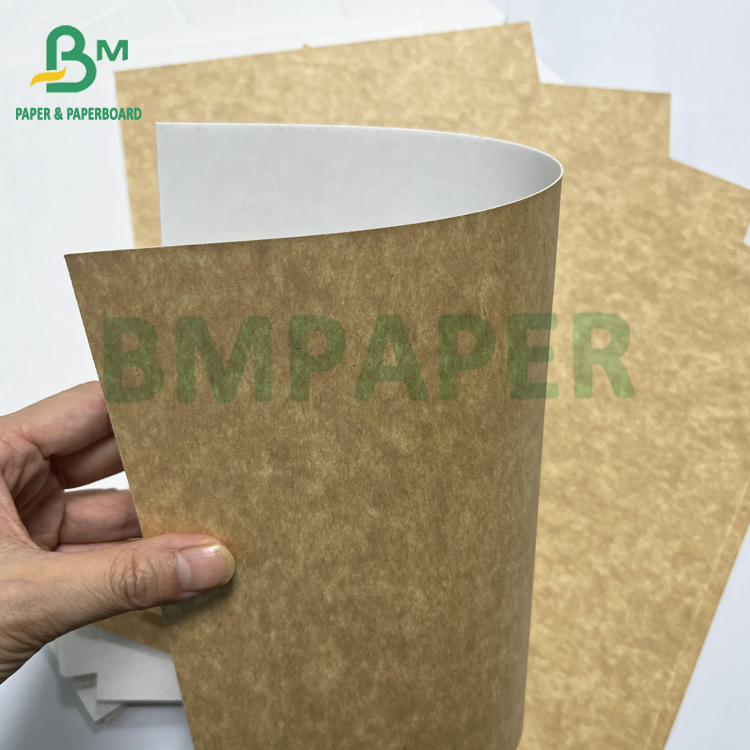 250gsm  Food Grade White Face Kraft Liner Board For Food Product Packaging