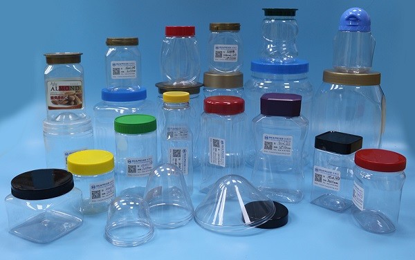 Non Spill Plastic Container Screw Lid BPA Free Plastic Food Cans