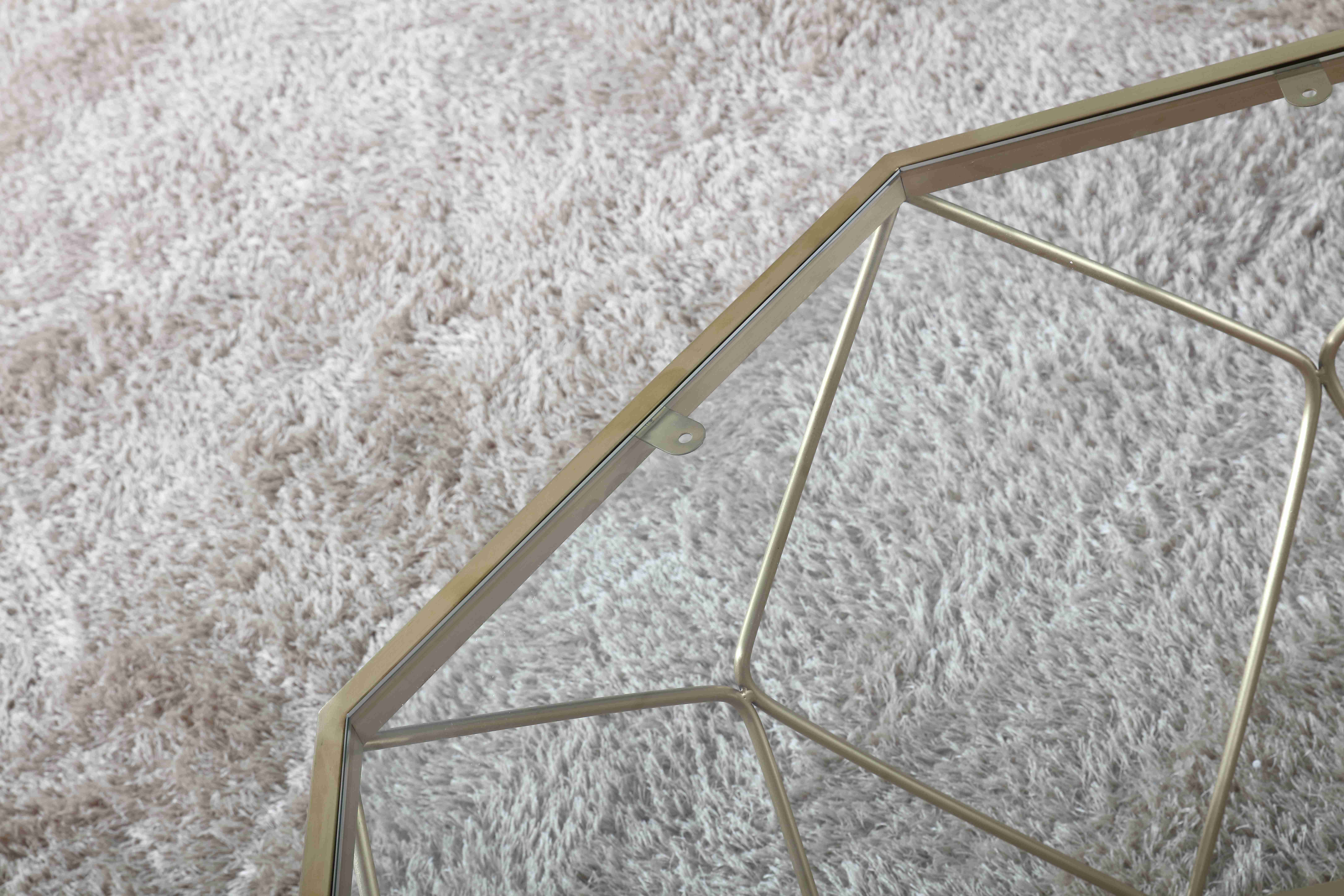 Stainless Steel Modern Glass Coffee Tables Stylish Tea Table Living Packing Pearl Room
