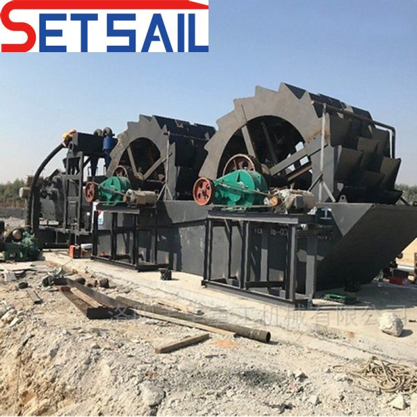 50m3-500m3/H Processing Capacity Electrical Moter Power Water Wheel Stone Washing Machine