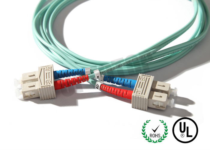 OM3 3mm MPO Multimode Fiber Optic Pigtail For Laser Doppler Velocimeter