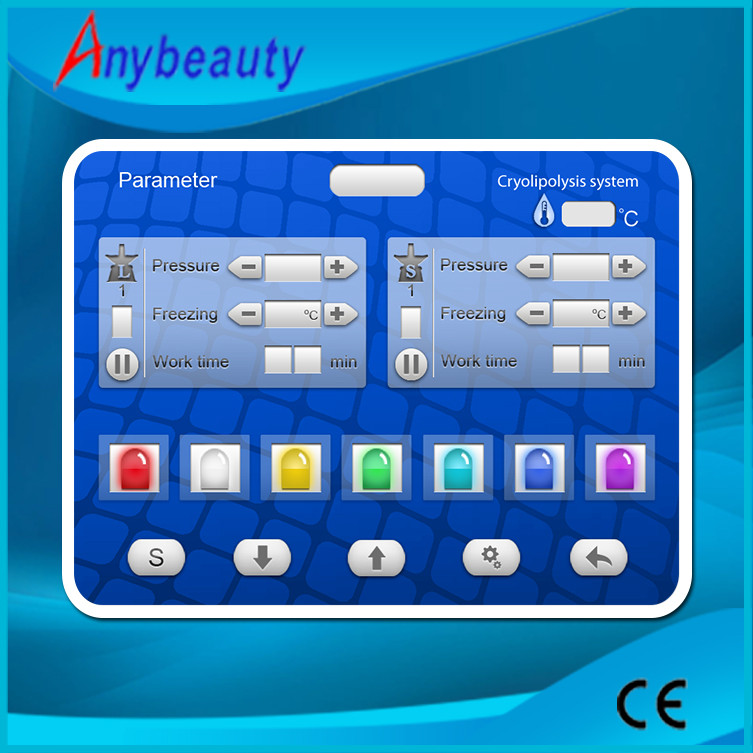 Body Shaping Cryolipolysis Fat Freeze Slimming Machine With Two Handpieces cryo slimming machine