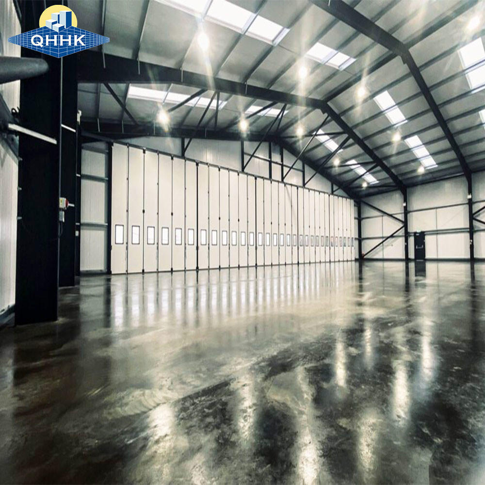 Pre Designed Q355 Steel Structure Hangar H Beam Metal Portal Frame Building