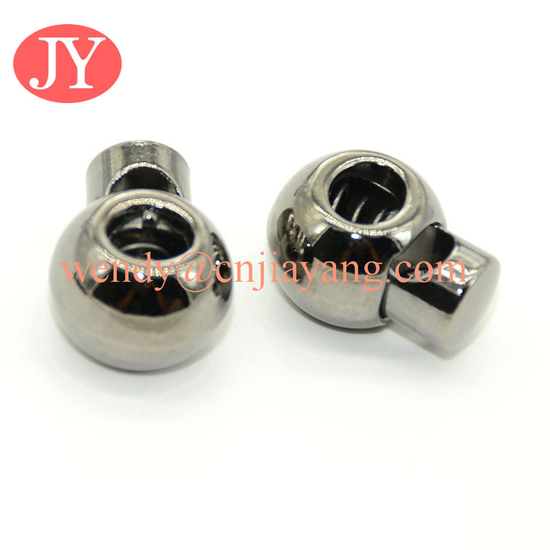 jiayang Custom colour metal cord lock end stopper for string