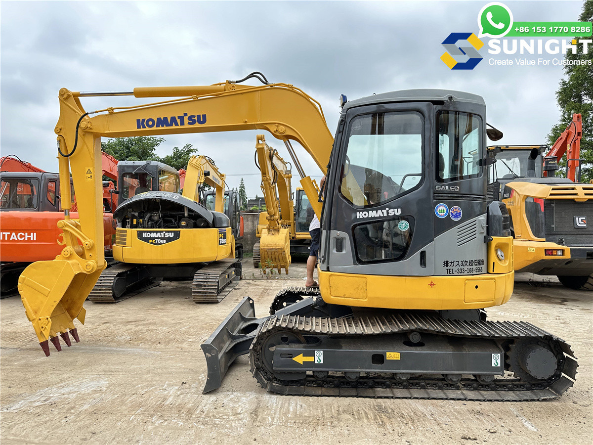 7 Ton Used komatsu Excavator PC78US Multi-functional Original Japan Small Machine Crawler Digger for Sale