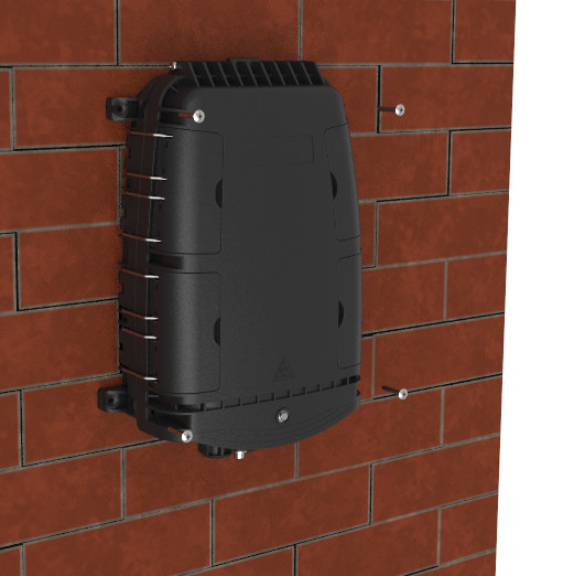 GFS-16QX-1 Pre-connectorized Fiber Distribution Box IP68 378*255*116mm 96cores max16 pre-connected adapter aerial-mount