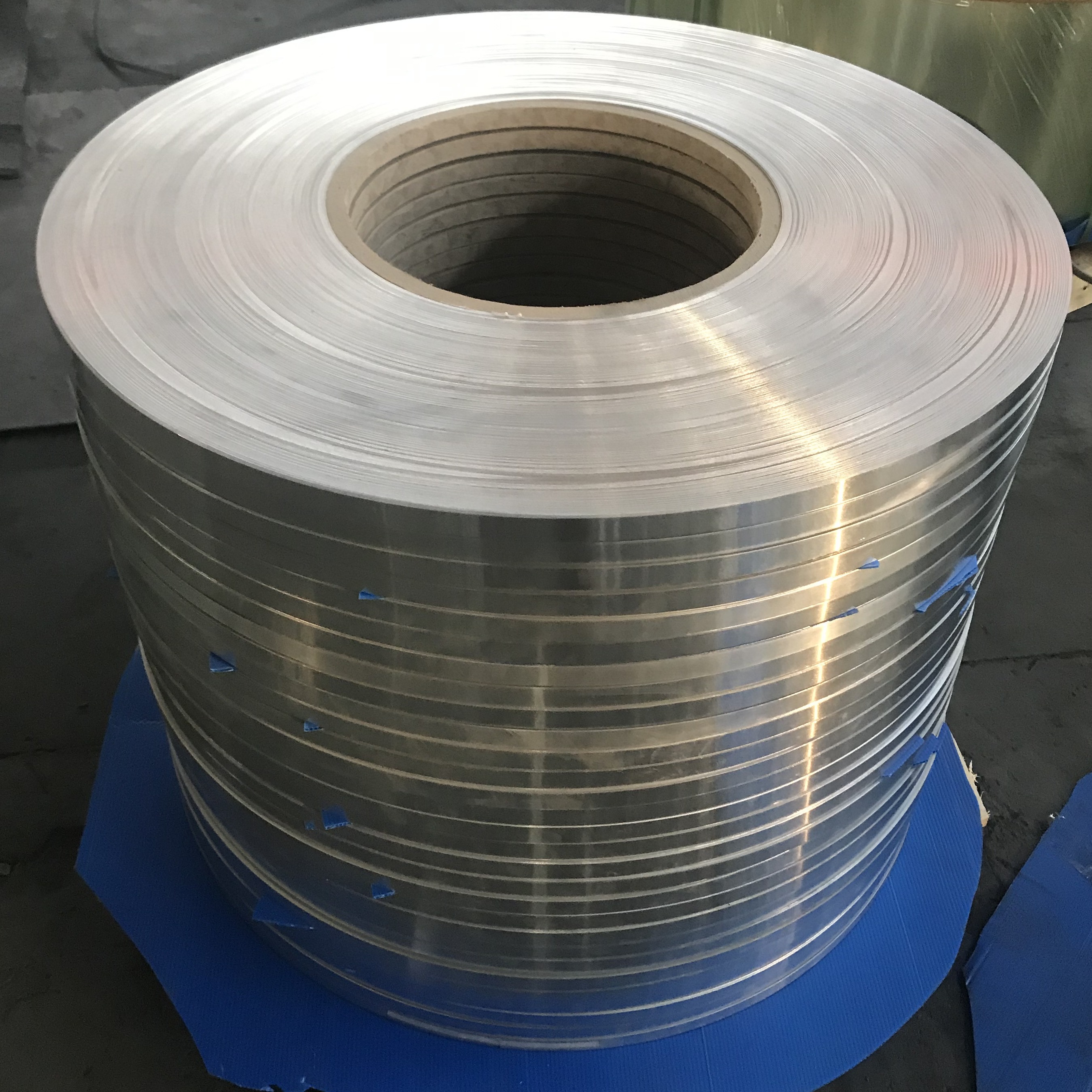 5754 8011 O Thin Aluminum Strip / Tape For Heat Exchanger Transformer Air Conditioner