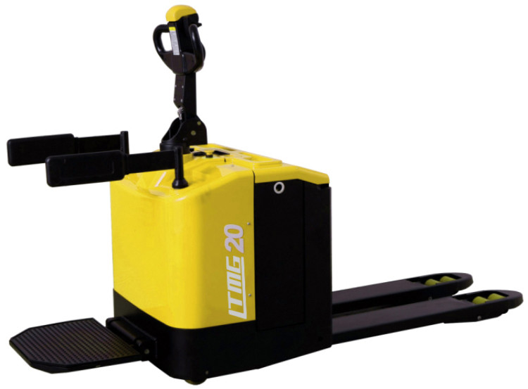 Walk Behind Electric Pallet Stacker Ergonomic Design Customized Lifting Height