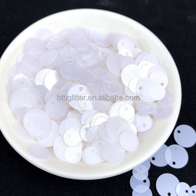 365 Colors 6mm 8mm 10mm MixesTop Hole Round Flat Loose Sequins for DIY Craft