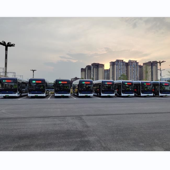Air Suspension LHD Public Electric City Bus 650KM Mileage