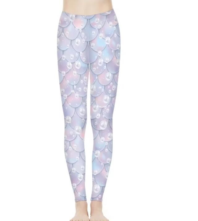 Stretchy Print On Demand Sublimation Printing Leggings Women'S Long Yoga Pants