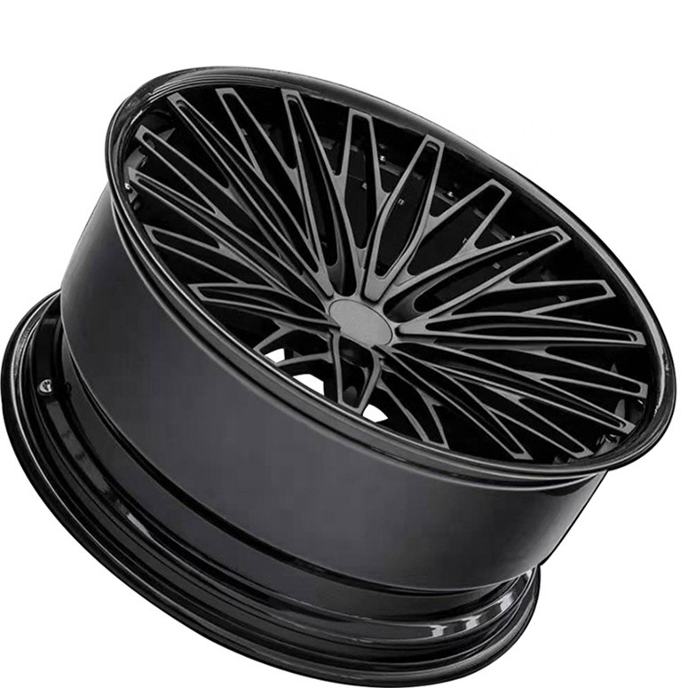 18 inch car wheels black bronze brush forged car rim PCD 5x120 forged car wheels