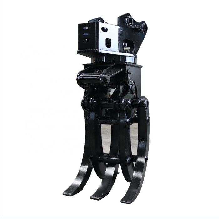 Width 350mm Hydraulic Grabs For Excavators YAKAI Mini Excavator Grapple
