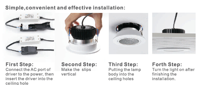 2High quality led downlight 50w led surface mounted downlight 5300-6700lm Ceiling suspende