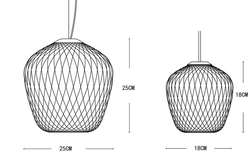 Modern glass pendant lights Home Living Room Bedroom Kitchen loft Blown Pendant Lamp(WH-GP-161)