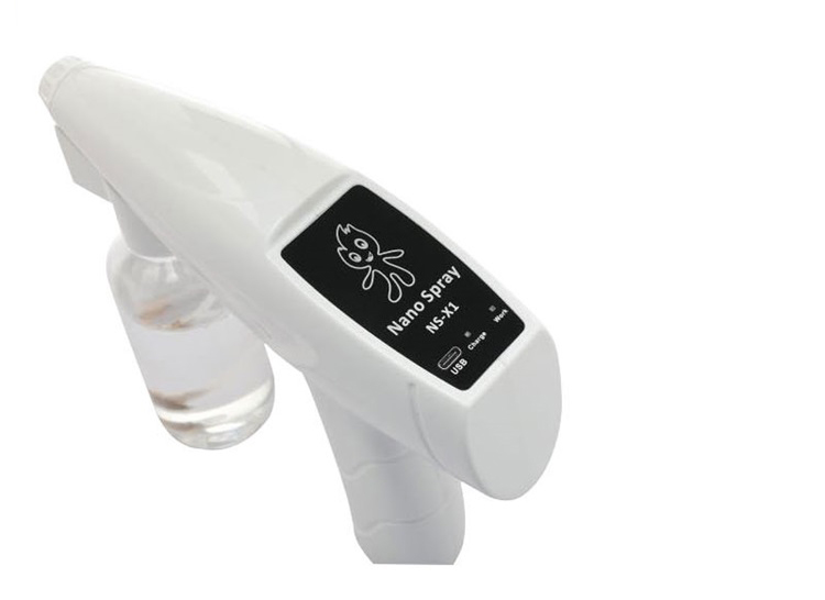 Ouchscreen Mini Atomizer Disinfectant Spray Wireless Charging Air Sanitizer With Gear Adjustment