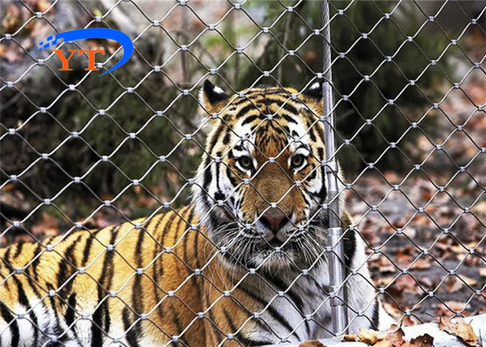 Knotted Or Ferrule Type Stainless Steel Aviary Mesh Diamond For Animal Enclosure