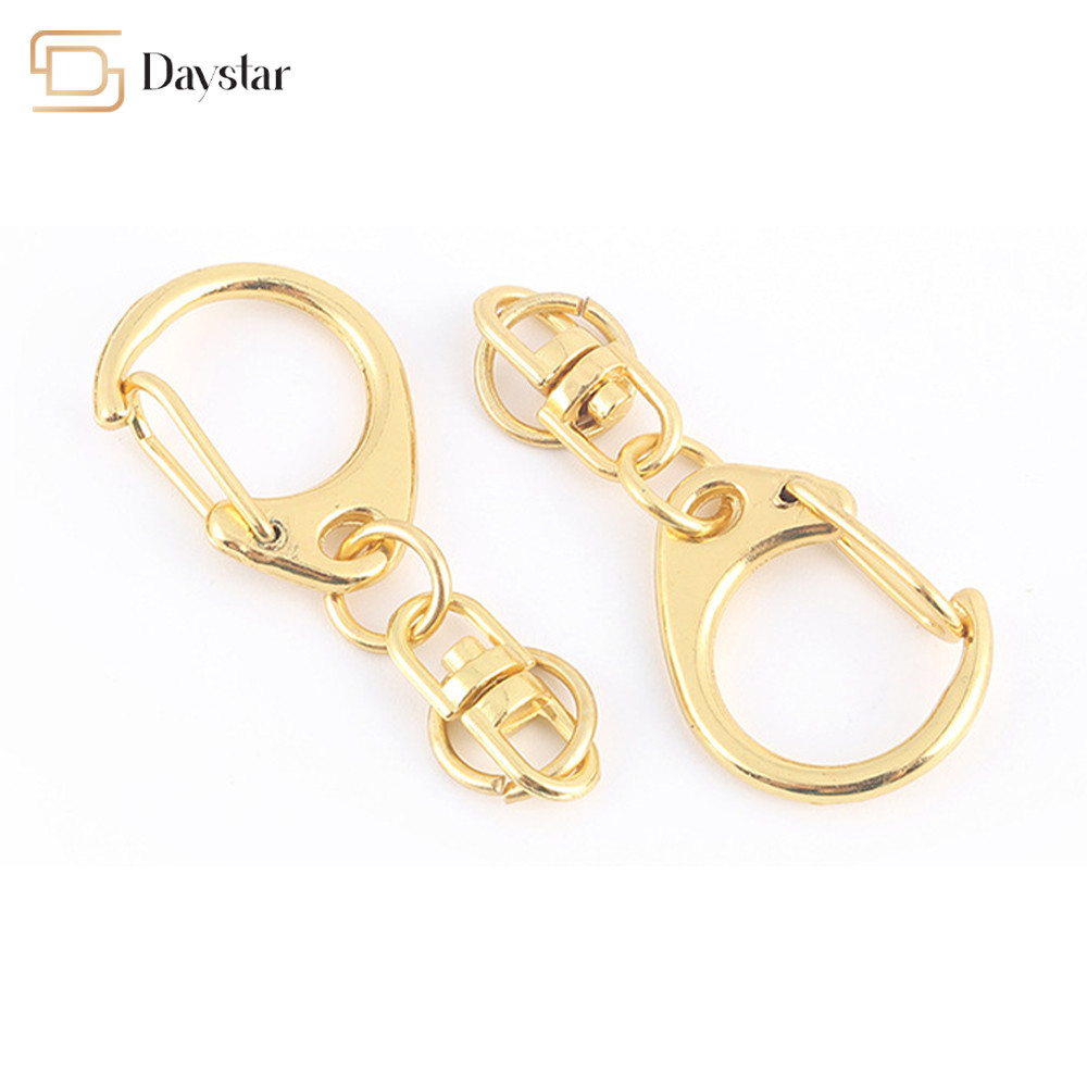 Metal Snap Clasp Hooks Mini Swivel 8 Shape Jump Ring Chain Diy Keychain