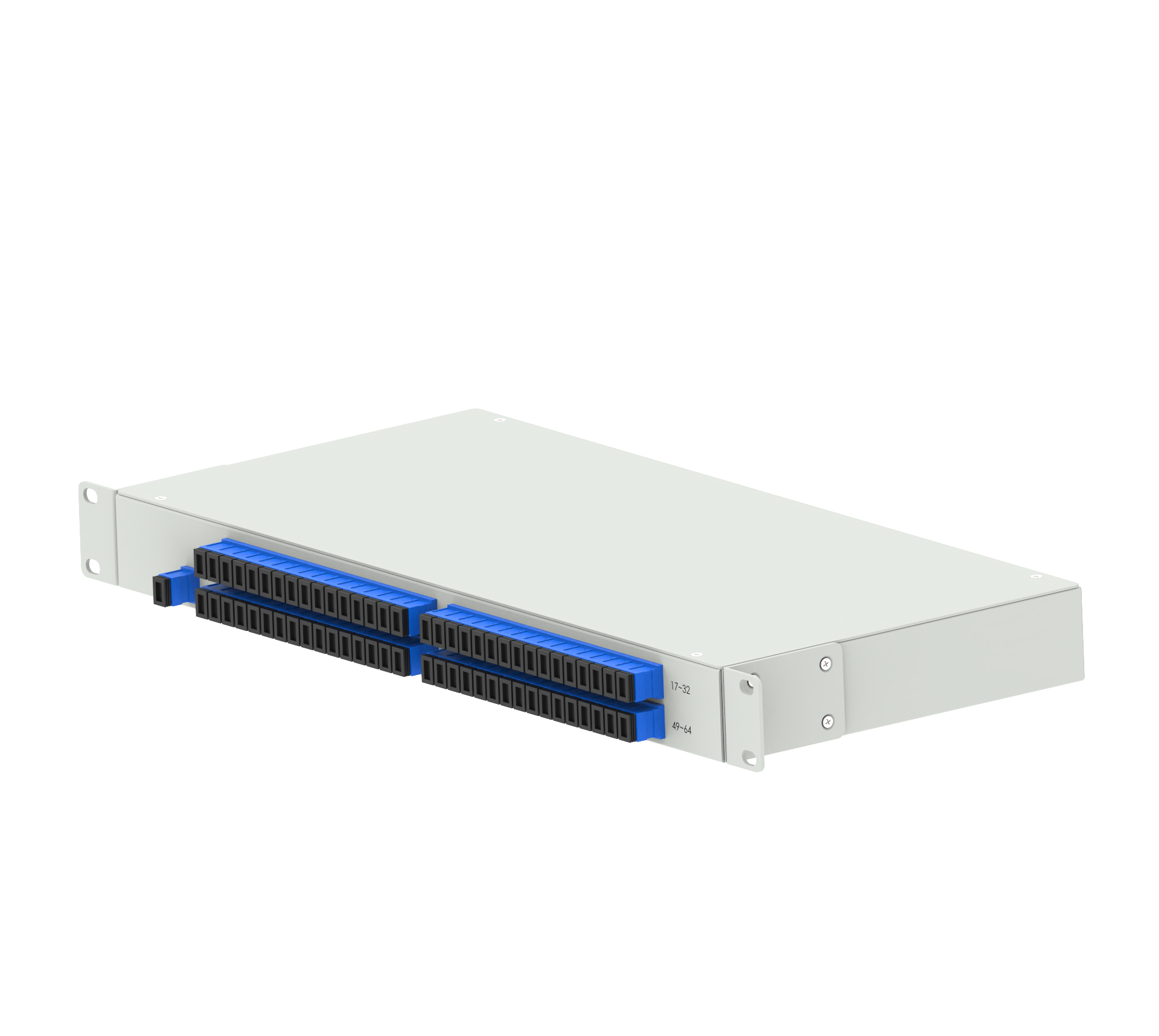 Data Center 19inch Fiber Optic Equipment SC UPC Type Optical Splitter Panel 5 Offered