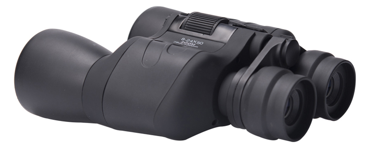 50mm Objective Diameter 8-24X Portable Zoom Binocular for Safari and Wildlife Tours