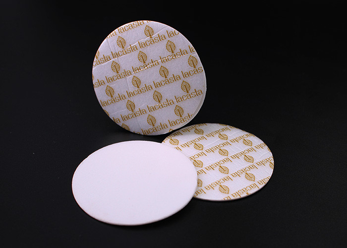 Pressure Sensitive 1mm Plastic Bottle Seal Cap Liners Soft Temper