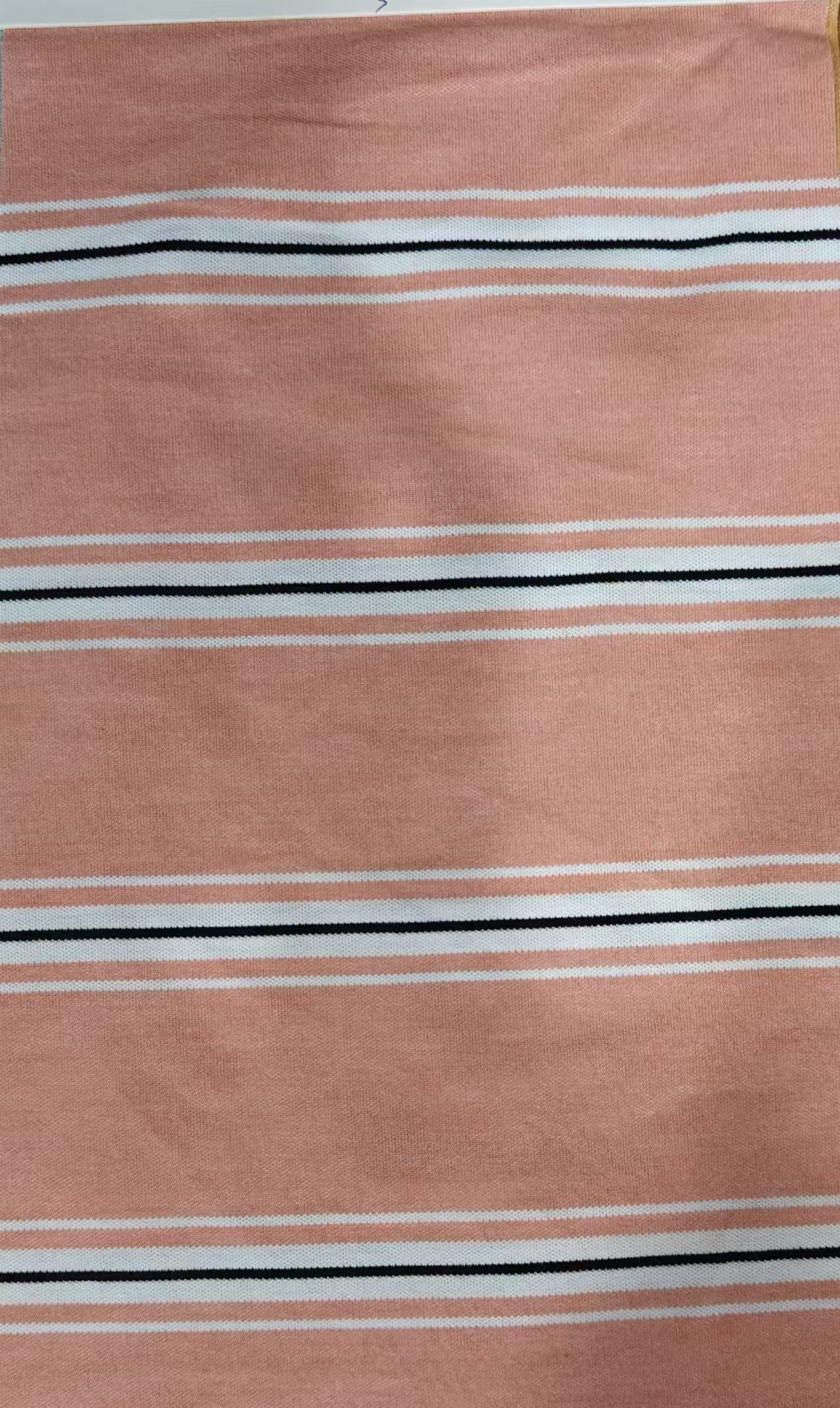 Dureble Comfortable And Skin-Friendly Striped Knit Fabric For Casual Wear