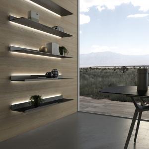 Buy cheap Eco Friendly Aluminium Home Furniture Wall Mountable Shelves For Living Room product