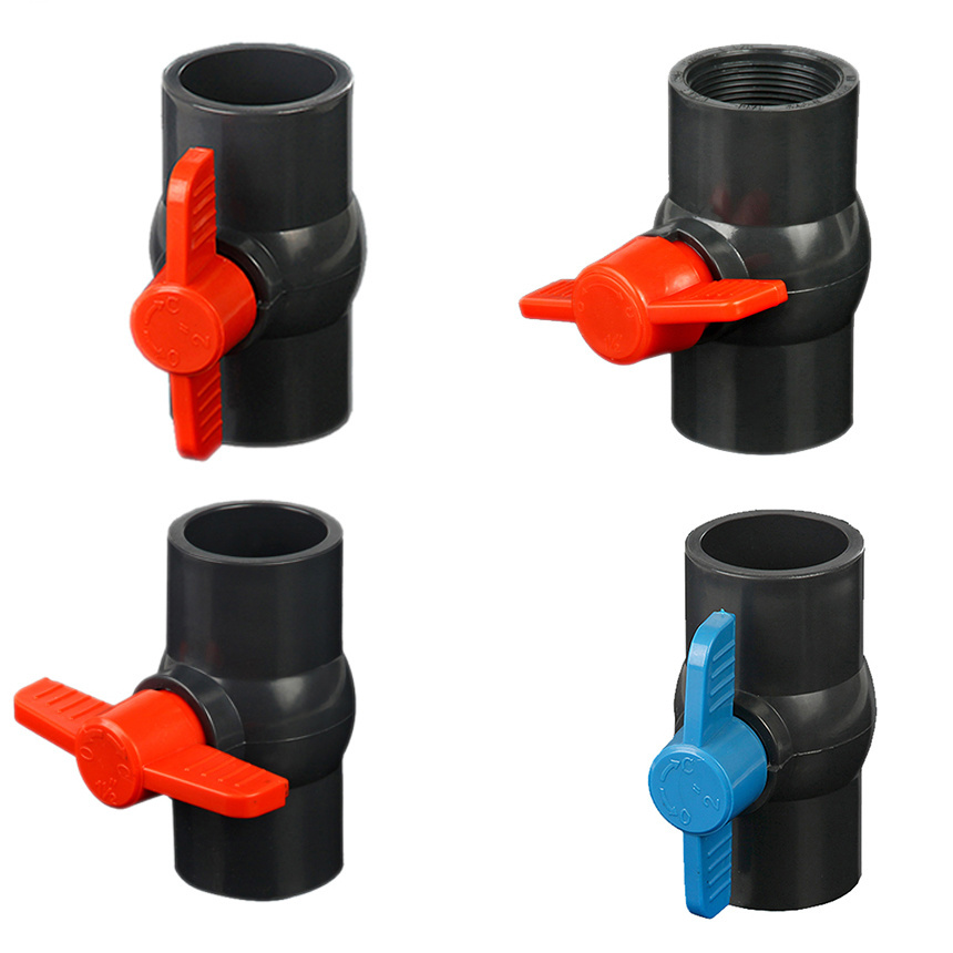 PVC Valve Plastic Octagonal Ball Valves with  Seat Seal