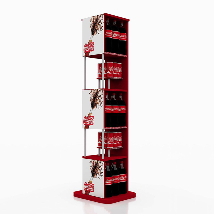 Customized Pop Pos Display Wooden Plywood Display Stand Chocolate Display Shelf