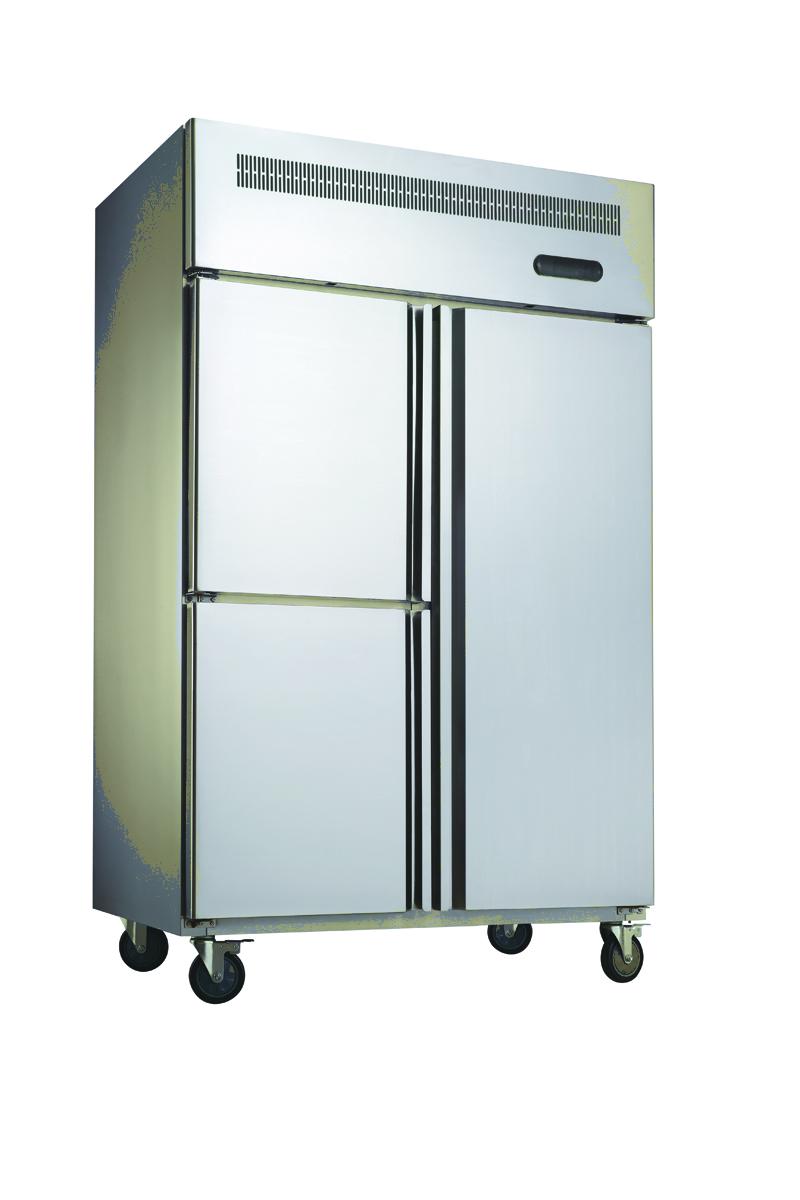 Low-energy Upright Stainless Steel Kitchen Commercial Upright Freezer CE CB ROHS