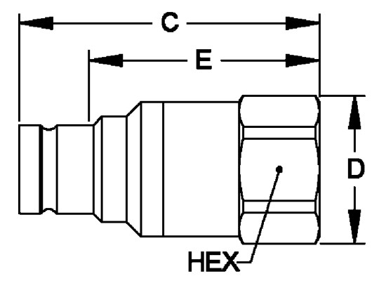 1'' Steel Flat Faced Hydraulic Quick Connect Couplers