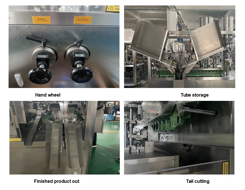 Cosmetic Cream Toothpaste Plastic Tube Filler Packaging Filling And Sealing Machine