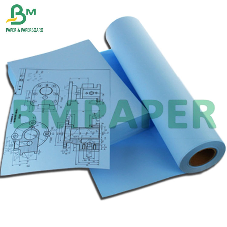 0.91*50m 80gsm Blue Digital CAD Plotter Paper, End Application Building Lay Out