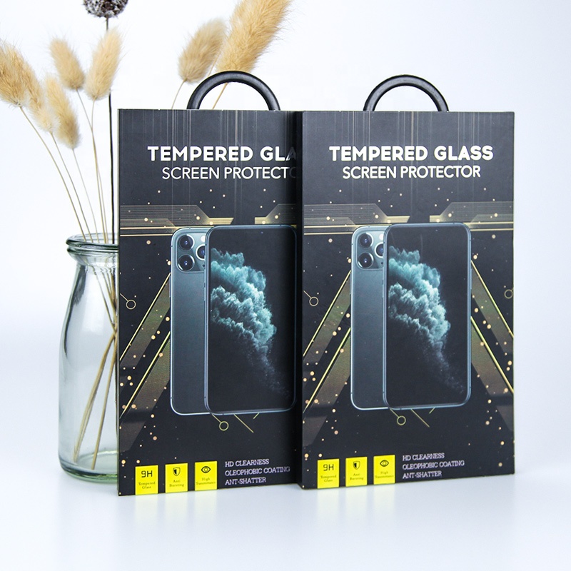 Cardboard Phone Screen Protector Custom Packaging Electronics Blister Pack Box