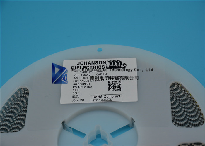 SMD Chip Capacitor CAP CER 1000PF DC 1KV X7R Series 1206 102R18W102KV4E