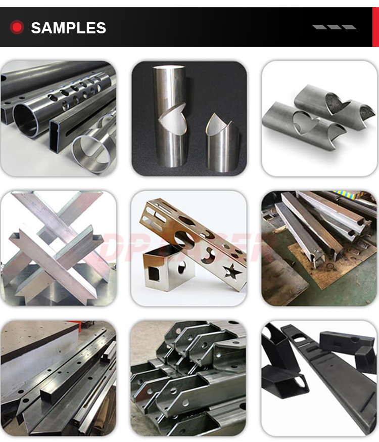 6012 6016 6022 6032 6035 6040 6052 CNC Automatic Metal Round Square Pipe Tube Fiber Laser Cutting Machine