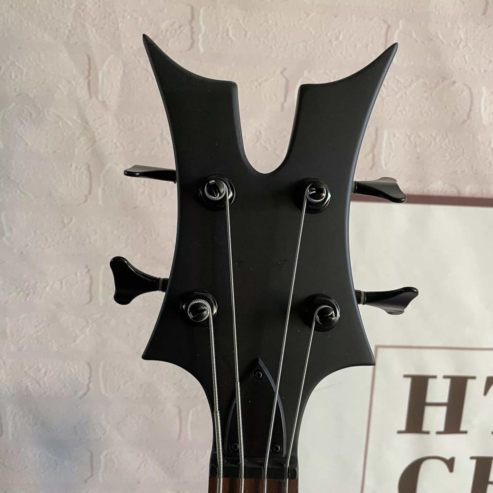 Custom Special Shape 4 Strings Electric Bass Guitar Basswood Body with Matte Finishing