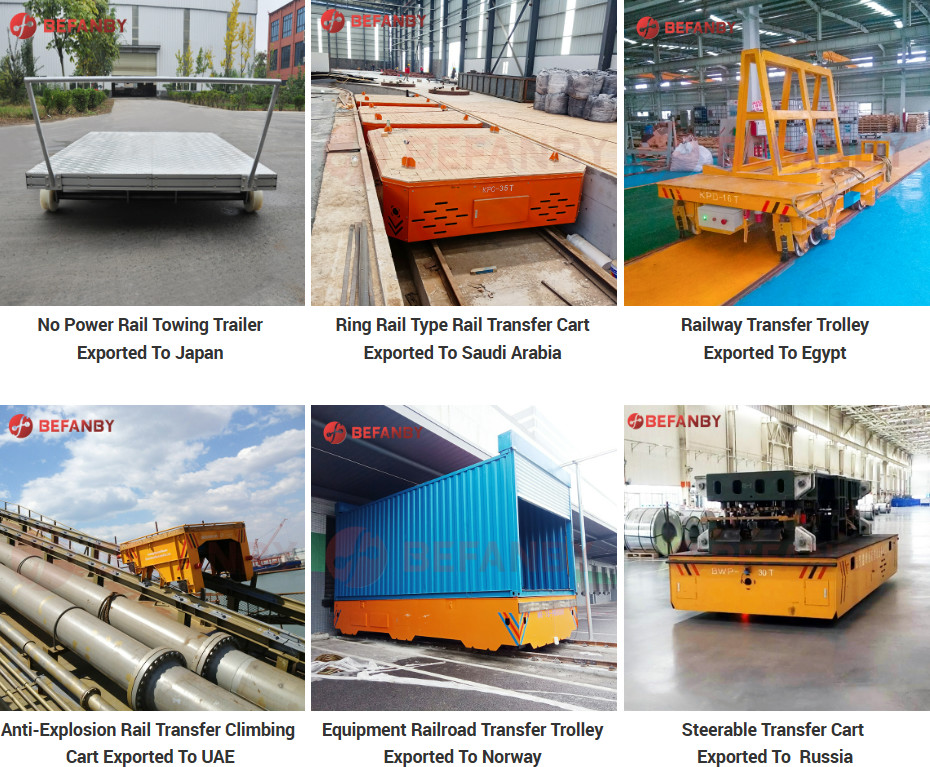 20t With Protective Devices Rail Transfer Carts