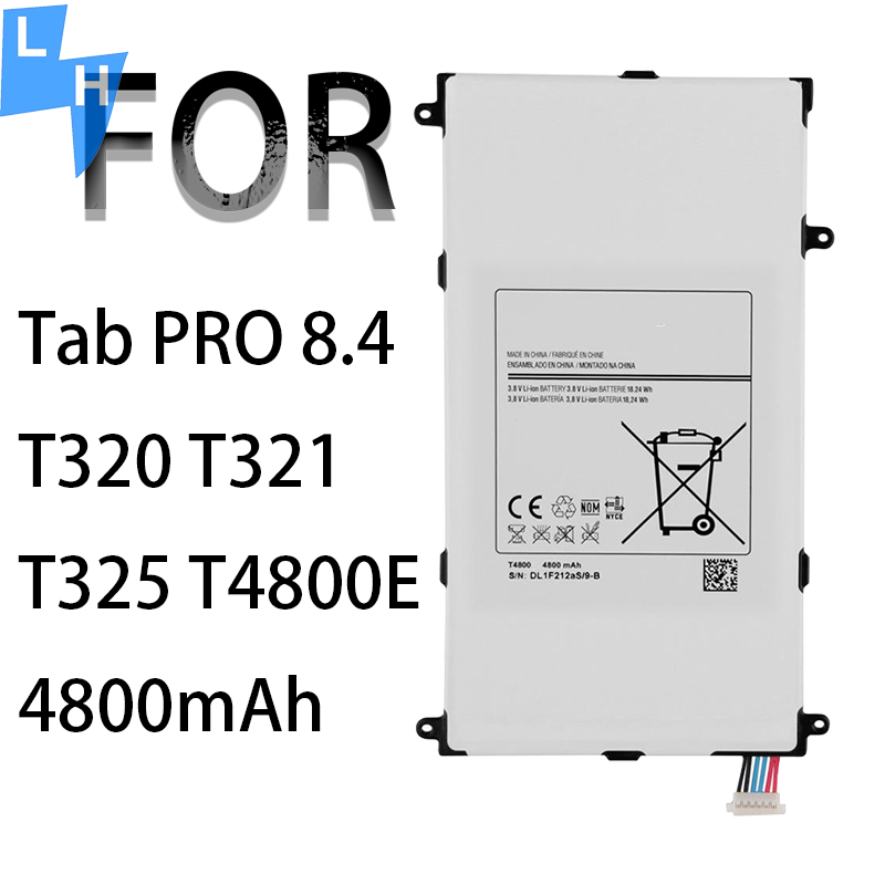 T4800E Replacement Battery for Samsung Galaxy PRO 8.4 T320 T321 T325 Core Cell Phone