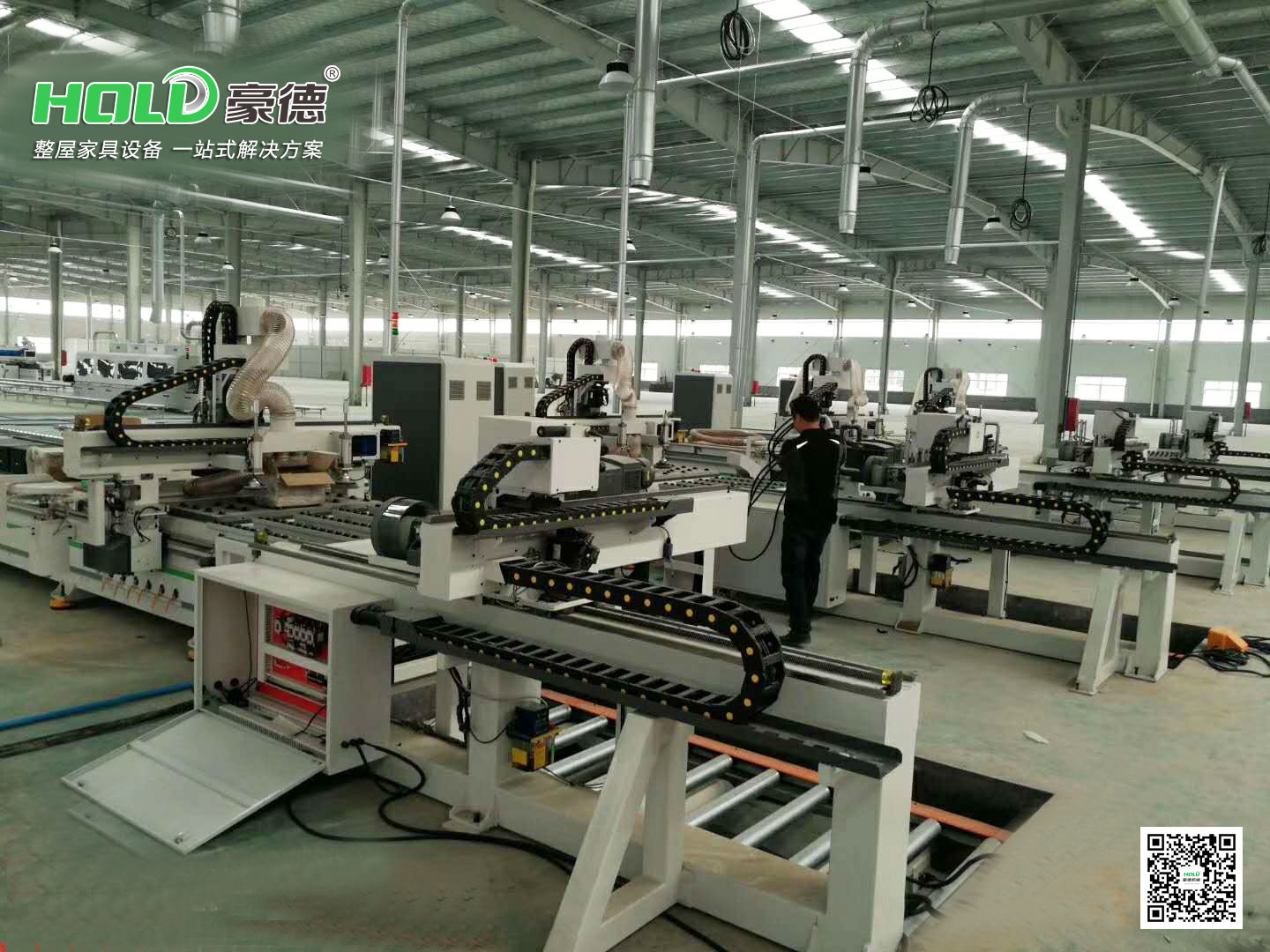 Wood Panel Automatic Double Sided Edgebander Edge Banding Machine