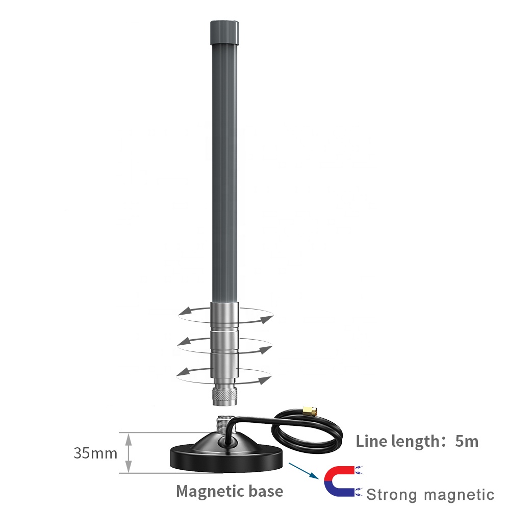 DC 3.3-5.0V Supply Voltage 915 LoRa Helium Antenna for 868MHz Fiberglass Bobcat 300