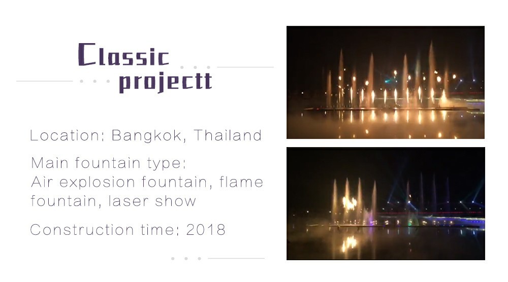 Programmable Water Curtain Fountain , Graphic Water Curtain Sprinkler