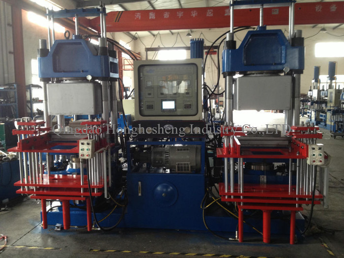 Double Rubber Plate Vulcanizer Press PCL Controlled 1200x1200 mm