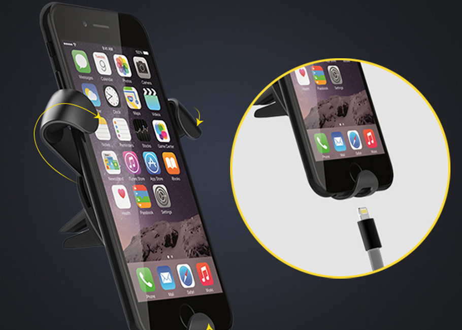 Fully Automatic Adjustable Phone Holder Wireless Charging Car Mount With Intelligent Recognition